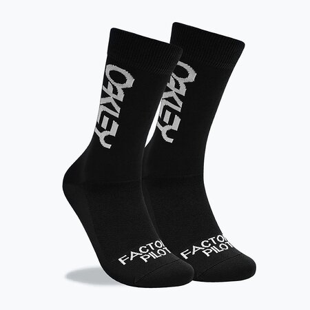 Cyklistické ponožky Oakley Factory Pilot MTB Socks Blackout Cyklistické ponožky Oakley Factory Pilot MTB Socks Blackout