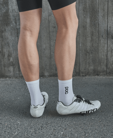 Ponožky POC Flair Hydrogen White/Zink Orange