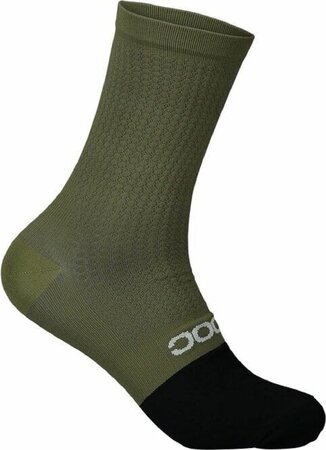 Ponožky POC Flair Sock Mid Epidote Green/Uranium Black