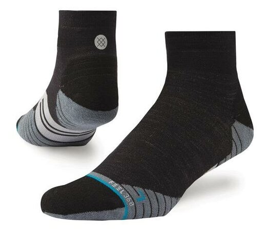 Ponožky Stance Solid Wool Quarter Charcoal