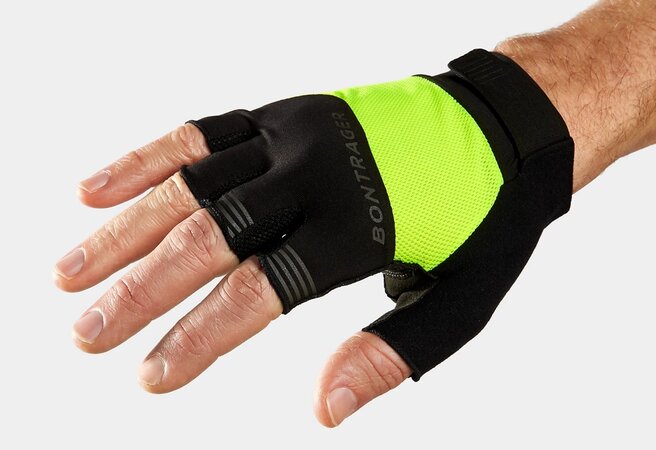 Pánske rukavice Bontrager Circuit s dvojitým gélom Visibility Yellow