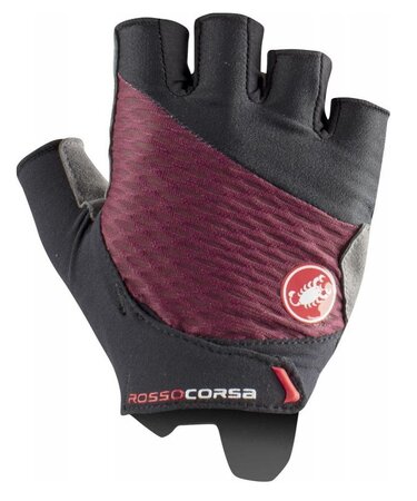 Dámske rukavice Castelli Rosso Corsa 2 W Glove Bordeaux