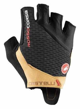 Rukavice Castelli Rosso Corsa Pro V Glove Black/Tan