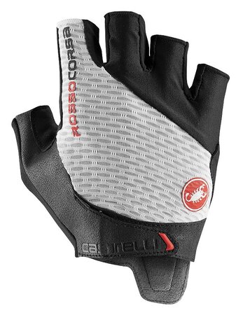 Rukavice Castelli Rosso Corsa Pro V Glove White