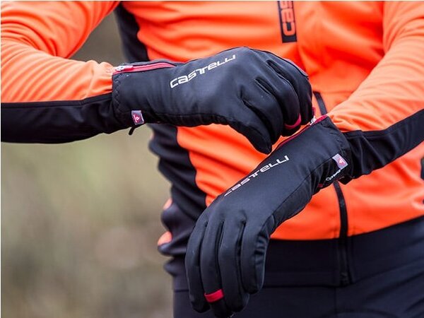 Rukavice Castelli Spettacolo RoS Black/Red