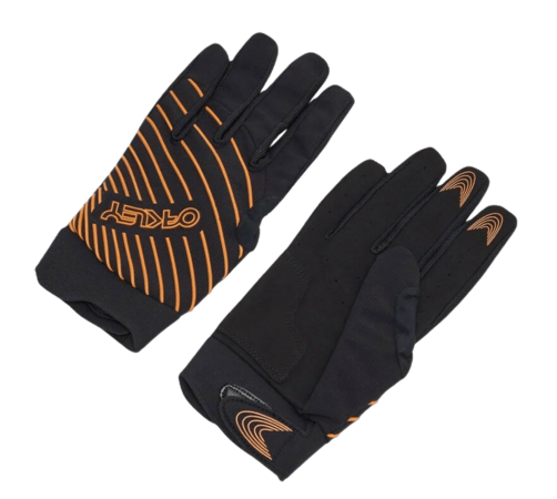 Cyklistické rukavice Oakley Drop In MTB Glove 2.0 Blackout/Soft Orange Cyklistické rukavice Oakley Drop In MTB Glove 2.0 Blackout/Soft Orange