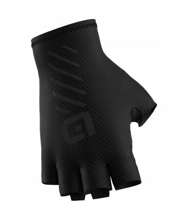 Cyklistické rukavice ALÉ Asphalt Black