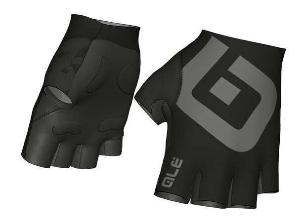 Cyklistické rukavice ALÉ Air Glove Black/Grey Cyklistické rukavice ALÉ Air Glove Black/Grey