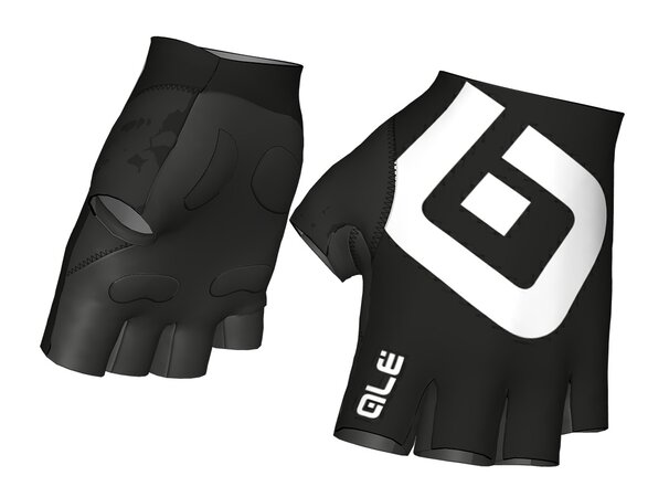 Cyklistické rukavice ALÉ Air Glove Black/White