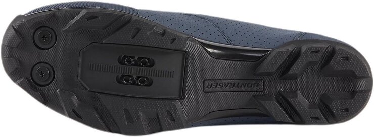 Cyklistické horské tretry Bontrager Evoke Battleship Blue/Orange Cyklistické horské tretry Bontrager Evoke Battleship Blue/Orange