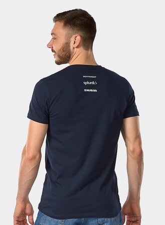 Tričko Santini pánske tímové Trek Sagafredo Dark Blue