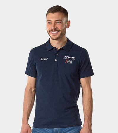 Tričko Santini Trek-Sagafredo polo navy