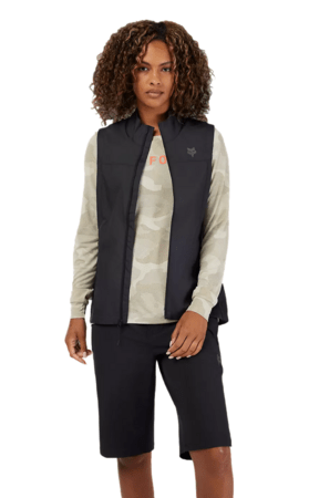 Cyklistická vesta Fox Racing W Ranger Wind Vest Black