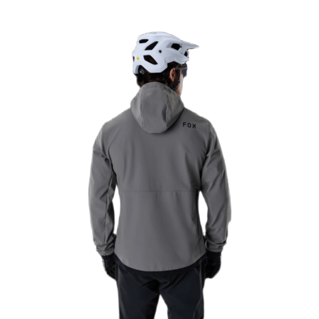 Cyklistická bunda Fox Racing Ranger Fire Hoodie Military Green
