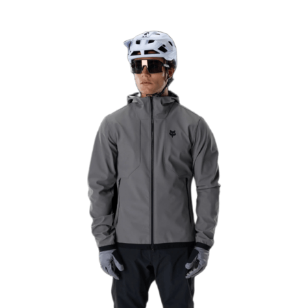 Cyklistická bunda Fox Racing Ranger Fire Hoodie Military Green