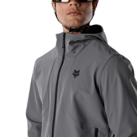 Cyklistická bunda Fox Racing Ranger Fire Hoodie Military Green
