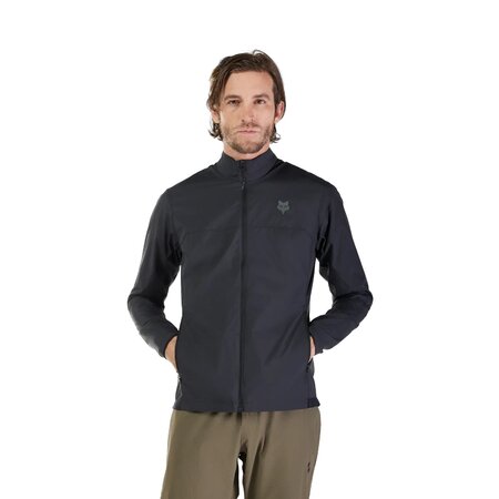 Cyklistická bunda Fox Racing Ranger Wind Jacket Black