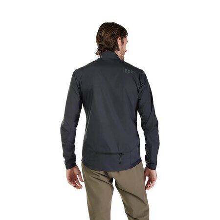 Cyklistická bunda Fox Racing Ranger Wind Jacket Black
