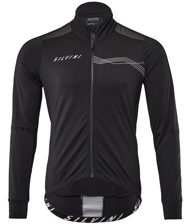 Cyklistická bunda Silvini Ghisallo Black/White