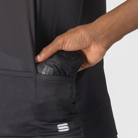 Cyklistický dres Sportful Aqua Light Black