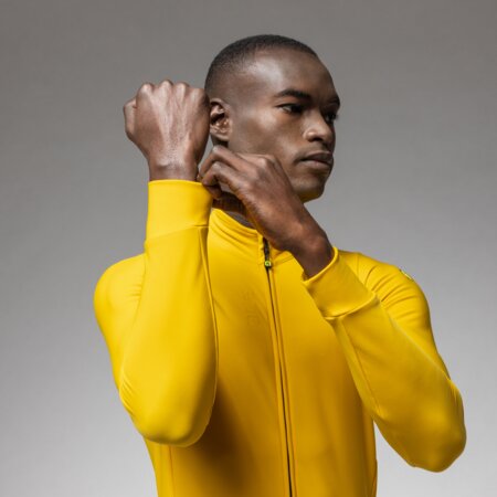 Cyklistický dres ALÉ Pragma Fondo 3.0 Ginger