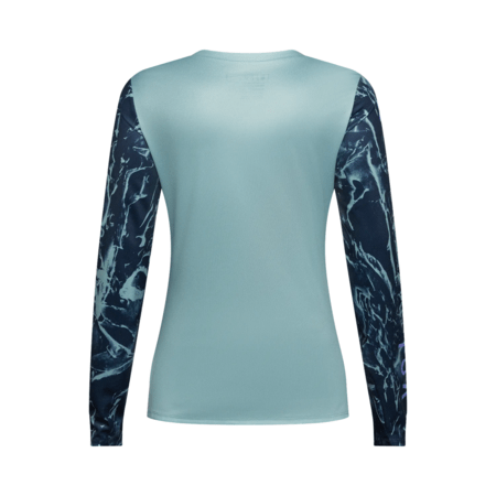 Cyklistický dres Fox Racing W Ranger Ls Jersey Img Print Arctic Blue