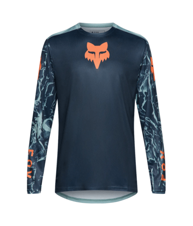 Cyklistický dres Fox Racing Youth Ranger Ls Jersey Image Print Arctic Blue