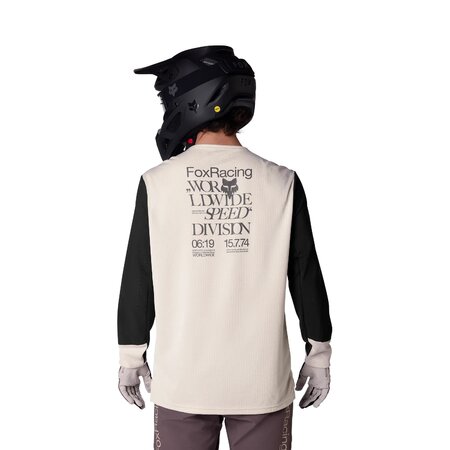 Cyklistický dres Fox Racing Defend Ls Jersey Park Special Edition Chalk White