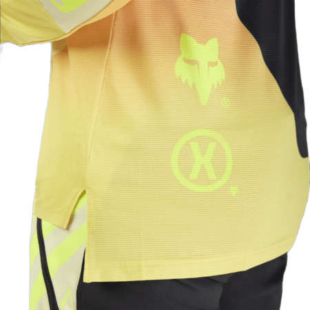 Cyklistický dres Fox Racing Flexair Elevated Ls Jersey Lemonade