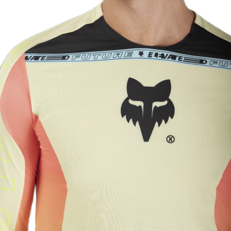Cyklistický dres Fox Racing Flexair Elevated Ls Jersey Lemonade