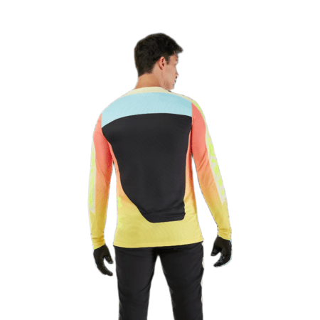 Cyklistický dres Fox Racing Flexair Elevated Ls Jersey Lemonade