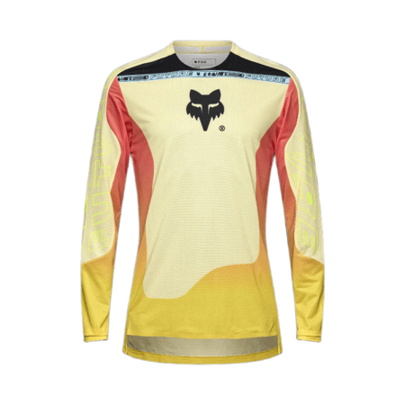 Cyklistický dres Fox Racing Flexair Elevated Ls Jersey Lemonade
