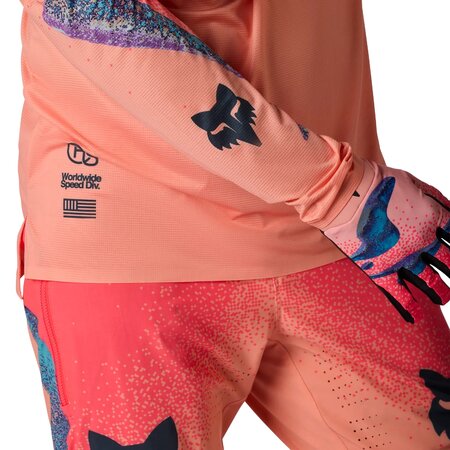 Cyklistický dres Fox Racing Flexair Ls Vision Limited Edition Peach