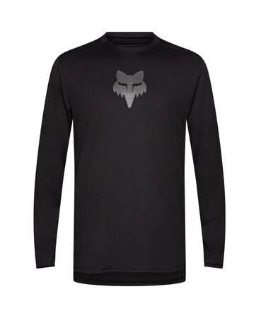 Cyklistický dres Fox Racing Ranger Ls Jersey Fox Head Black