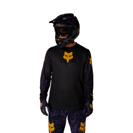 Cyklistický dres Fox Racing Ranger Ls Jersey Img Print Plum Purple