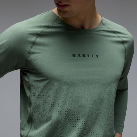 Cyklistický dres Oakley Seeker Whip LS Jersey Aviator Green