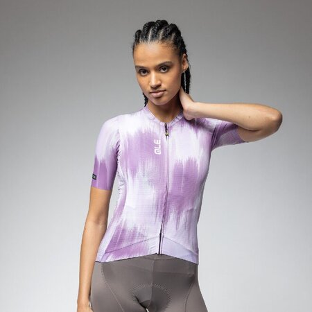 Cyklistický dres ALÉ PR-E Argon Orchid Violet