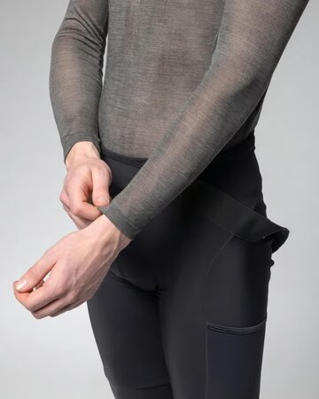 Funkčné tričko ALÉ Intimo Knitted Black