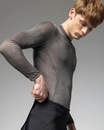 Funkčné tričko ALÉ Intimo Knitted Black