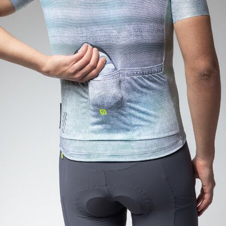 Cyklistický dres ALÉ Off Road Gravel Traccia White