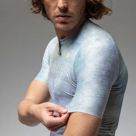 Cyklistický dres ALÉ Off Road Gravel Traccia White