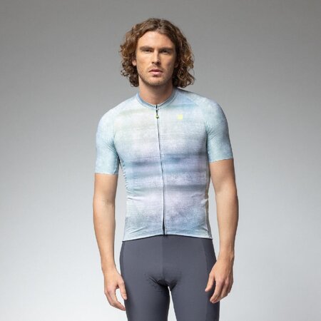 Cyklistický dres ALÉ Off Road Gravel Traccia White