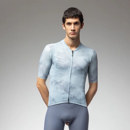 Cyklistický dres ALÉ PR-E Follow Me 2.0 Hay Green