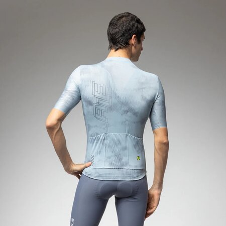 Cyklistický dres ALÉ PR-E Follow Me 2.0 Hay Green