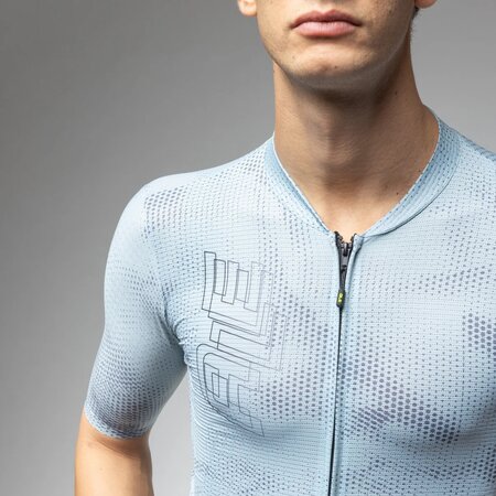 Cyklistický dres ALÉ PR-E Follow Me 2.0 Hay Green