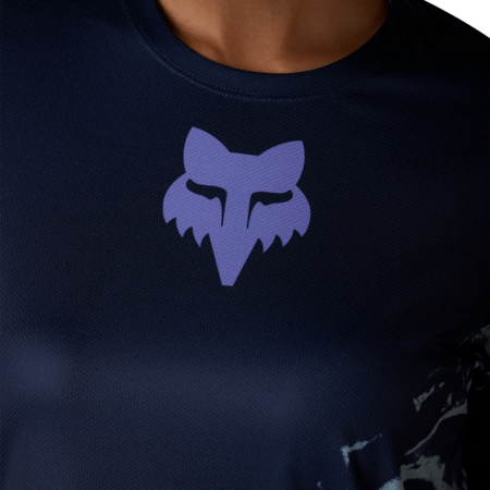 Cyklistický dres Fox Racing W Ranger Ss Jersey Img Print Arctic Blue