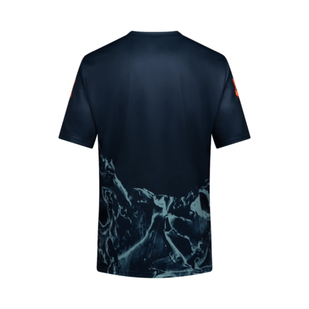 Cyklistický dres Fox Racing Youth Ranger Ss Jersey Image Print Arctic Blue