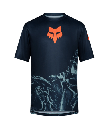 Cyklistický dres Fox Racing Youth Ranger Ss Jersey Image Print Arctic Blue