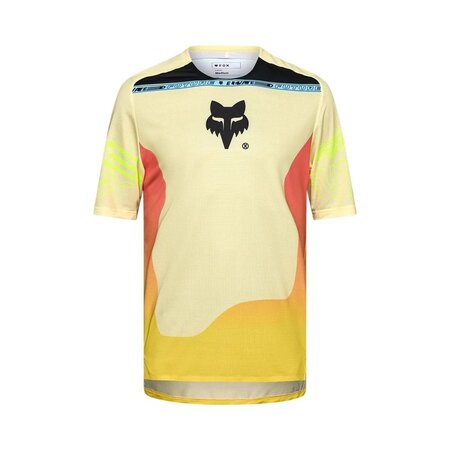Cyklistický dres Fox Racing Flexair Elevated Ss Jersey Lemonade