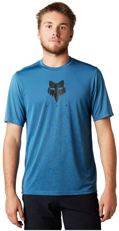 Cyklistický dres Fox Racing LAB Head Ranger Tmavomodrá